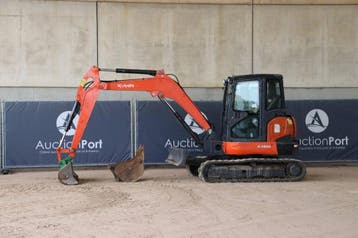 Veiling: Rupsgraafmachine Kubota KX165-5 Diesel 35.5kW 2014, Ophalen