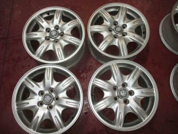 Set alu velgen Jaguar S Type  XR831007DB / XR830249, Auto-onderdelen, Banden en Velgen, Gebruikt, Velg(en), 16 inch, Ophalen of Verzenden