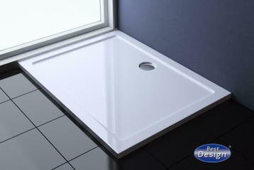 Dona lage rechthoekige douchebak 140x90x4cm, Ophalen of Verzenden