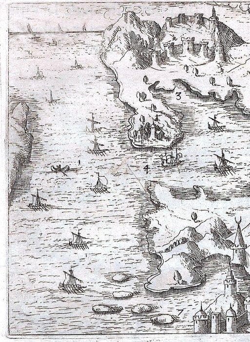 Griekenland - Golf van Korinthe, Zakynthos; Henri de Beauvau, Boeken, Atlassen en Landkaarten
