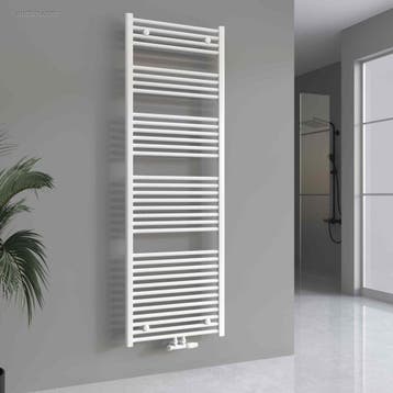 H1800xB600 Handdoekradiator Mat wit - Linteo..., Bricolage & Construction