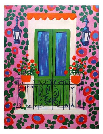 Mar Legón - El balcón de las flores - XL (NO RESERVE)