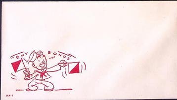 Amerikaanse envelop WWII (lijst optie), Verzenden