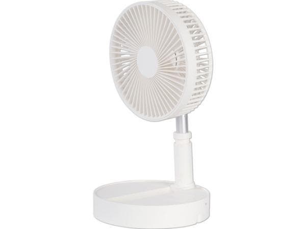 Veiling - Hantech Tafelventilator 5W Ø 19,5cm Wit, Elektronische apparatuur, Ventilatoren