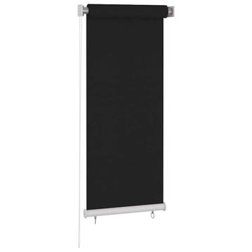 vidaXL Rolgordijn voor buiten 65(B)x140(H) cm zwart, Verzenden