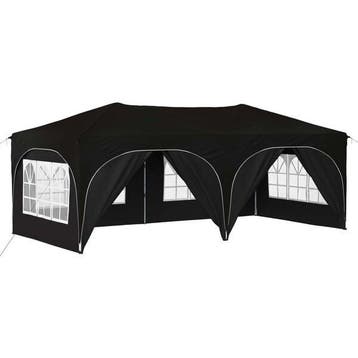 Partytent zwart | Tweede kansje | OP = OP, Partytent, Minder dan 4 meter, 2 meter of meer, Zo goed als nieuw