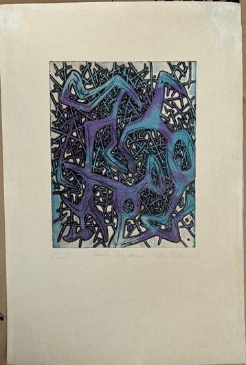 Helen Phillips (1913-1994) - Intaglio - Mantes Religieuses -