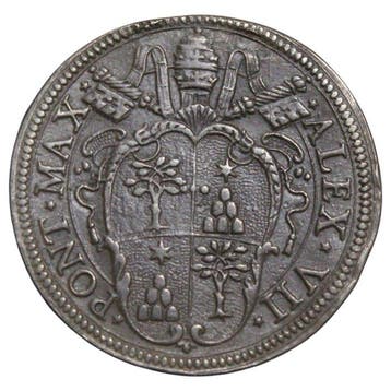 Vaticaan. Alexander VII. Estados Pontifícios – Moeda de 1