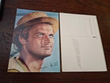 Terence Hill and Bud Spencer - Four vintage color portrait, Nieuw