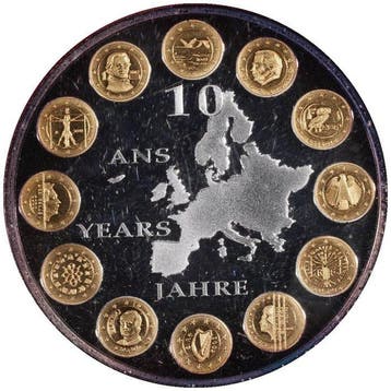 Europa. 15 ECU & euro trials - Vatican, Monaco, San Marino,, Postzegels en Munten