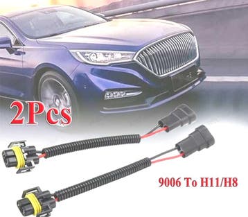 CABLES ADAPTATEURS ANTIBROUILLARD DE HB4 9006 A H8 H11, Verzenden