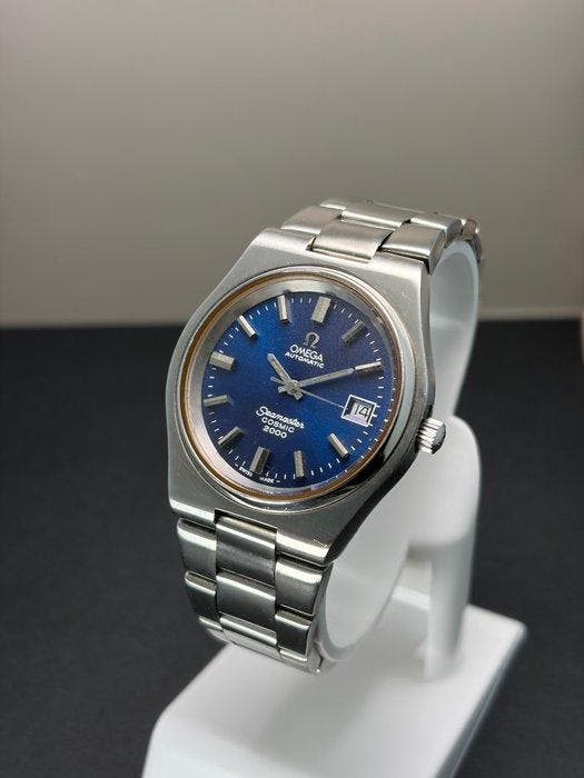 Omega - Seamaster Cosmic 2000 - 166.128 * Royal Blue Dial*, Handtassen en Accessoires, Horloges | Heren