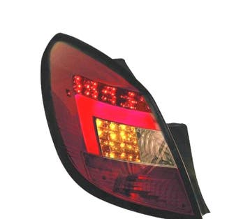Feux Arrière Pour Opel Corsa D 3 5 Trg. 06-14 Led Rouge Fumé, Verzenden