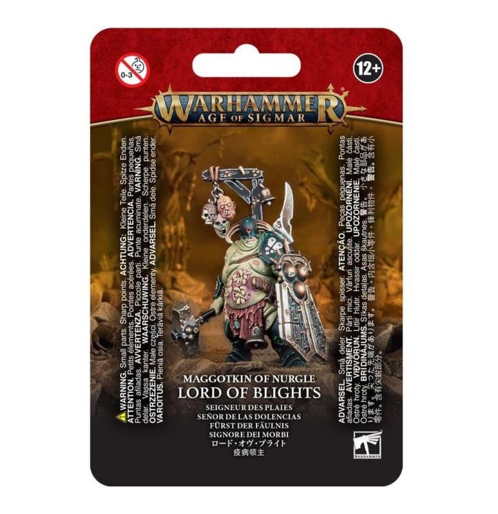 Maggotkin of Nurgle Lord of Blights (Warhammer Age of Sigmar, Hobby & Loisirs créatifs, Wargaming, Enlèvement ou Envoi