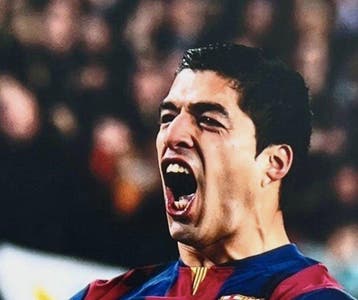 FC Barcelona - Luis Suarez - Gesigneerde foto 28×35 cm - met, Nieuw
