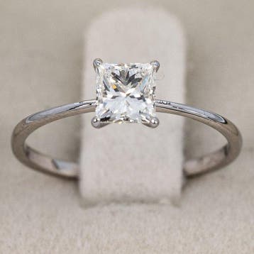 Zonder minimumprijs - Ring - 18 karaat Witgoud - 0.71ct. tw., Nieuw