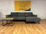 Grijze driezit met chaise longue – Levering mogelijk, Ophalen of Verzenden, Nieuw