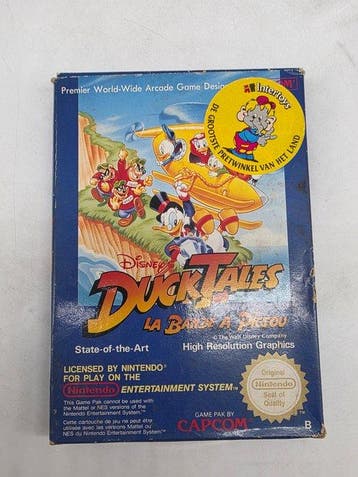 OLD STOCK Classic NES-UK-FRA PAL B Game 1ST Edition DISNEYS, Nieuw