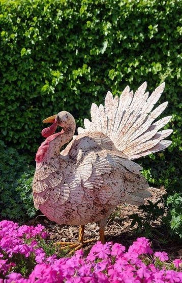 Beeldje - Beeldje - Lifelike Turkey - IJzer, Metaal - IJzer,