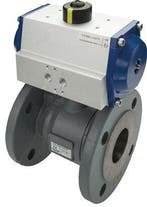 Vanne à Bille à Brides à Actionnement Pneumatique 2 Voies, Bricolage & Construction, Verzenden