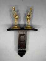 Wandtafel - Hout - Houten wandconsole, Antiek en Kunst