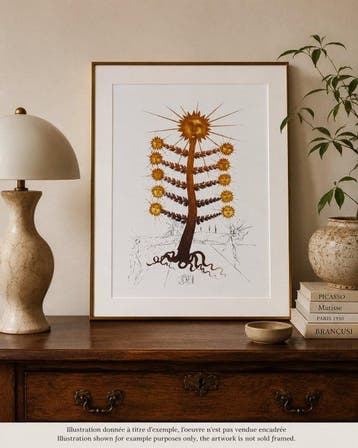Salvador Dali (1904-1989) - Flordali : Arbre soleil