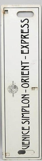 Uitzonderlijk paar originele VSOE-kilometerplaten - Wagen