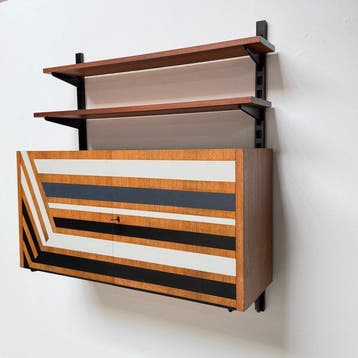 Stellingkast - Hout, Metaal