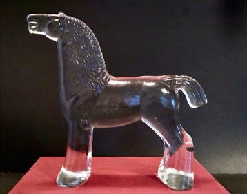 Kosta Boda - Beeldje - Big Horse - Boda Zoo - Glas,