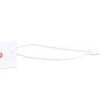 200x kleding tag - kaarthanger - labeltouwtje - tyrap - WIT, Bijoux, Sacs & Beauté, Bracelets à breloques, Ophalen of Verzenden