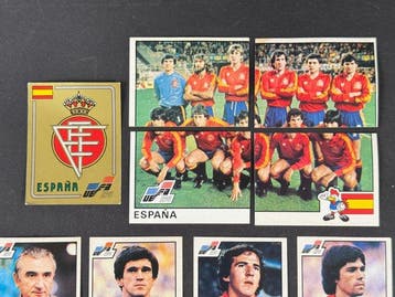 1984 Panini #207/231 Euro 84 - Espana complete team with