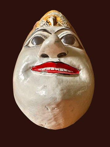 Mask - Indonesië - Topeng theatermasker 20e eeuw (Zonder