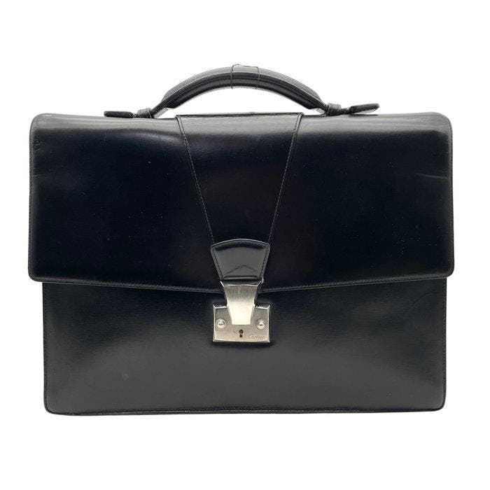 Cartier - Pasha Leather Briefcase - Business bag, Handtassen en Accessoires, Tassen | Damestassen