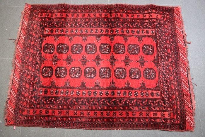 Afghan - Loper - 140 cm - 104 cm, Huis en Inrichting, Stoffering | Tapijten en Vloerkleden
