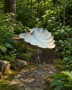 Vasque pour oiseaux - Fer - Bain doiseaux en fer élégant.