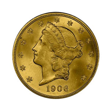 $20 gouden munt Double Eagle (Coronet Head)