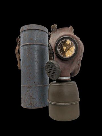 1 Ancien Masque à Gaz Français WW2 / Curiosity - Werktuig