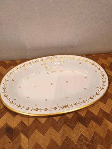 Sevres - Serveerschaal - Porselein - Dienst van koning Karel