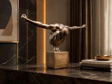 Statue, The Olympian Man - 32cm - 0 cm - Résine