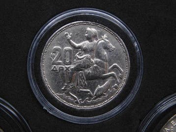Griekenland. Paul I. Silver Commemorative Coin Set 1960-1964
