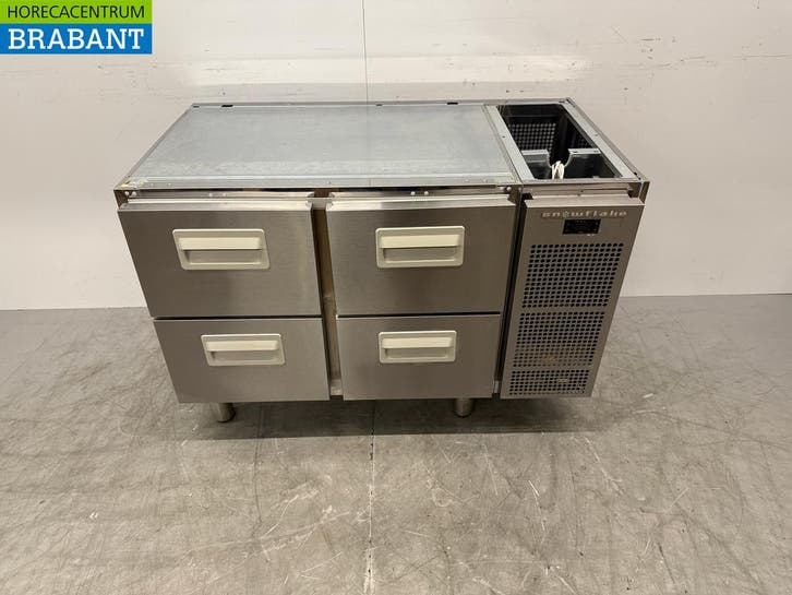 Établi réfrigéré en acier inoxydable Snowflake - Gram 4, Articles professionnels, Horeca | Équipement de cuisine, Envoi