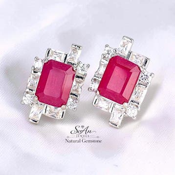 Sans prix de réserve - Boucles doreilles cocktail Argent,