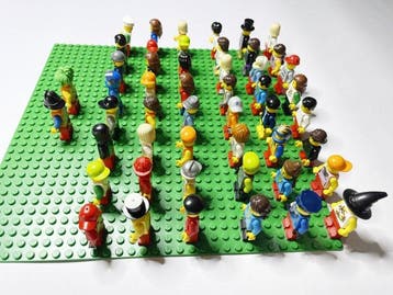 Lego Minifiguur - World City - 50 Lego Mini Figuren Minifig, Nieuw