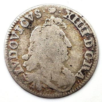 Frankrijk. Louis XIV (1643-1715). 4 Sols 1674-D, Vimy