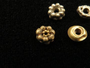 Oud-Romeins Goud decoratieve kralen (5x) - 5 mm (Zonder