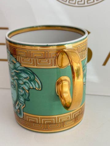 Rosenthal - Versace - Mok - Medusa Amplified Green Coin
