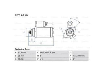 Bosch 0 986 018 380 - Startmotor - Hoge kwaliteit en, Verzenden