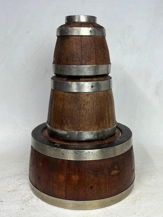 Werkgereedschap (3) - 3 oude kaasmallen gouda, Antiquités & Art, Curiosités & Brocante