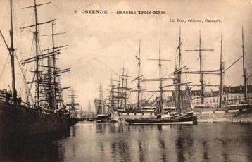 Belgique - Ville et paysages - Ostende - avec de bien, Collections