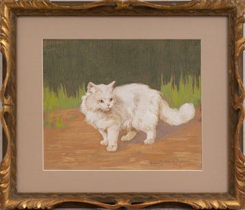 Gabriella Rainer-Istvánffy (1877-1964) - The White Cat
